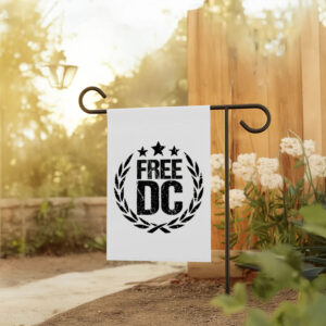 Free DC Political Flag – Laurel Wreath Equality Protest Flag