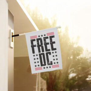 Free DC Political Flag – Resist Federal Overreach Activist Banner