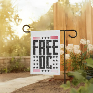 Free DC Political Flag – Resist Federal Overreach Activist Banner