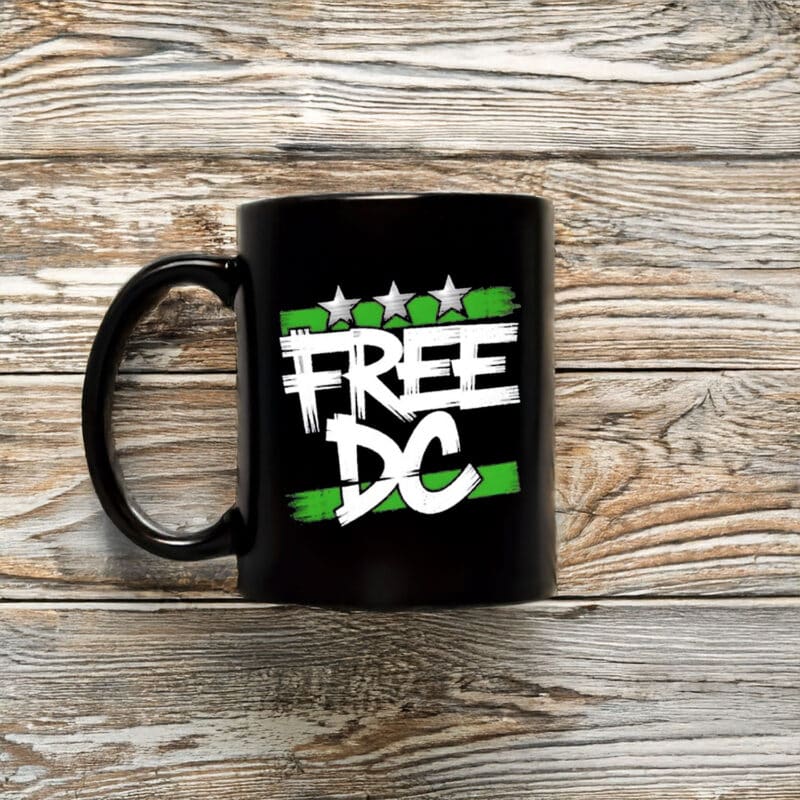 Free DC Political Mug – Equality & Justice Movement Ceramic Cup