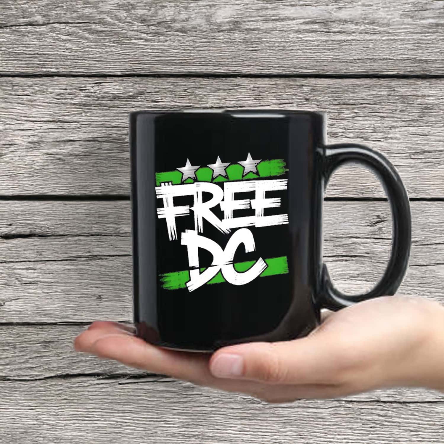 Free DC Political Mug – Equality & Justice Movement Ceramic Cup