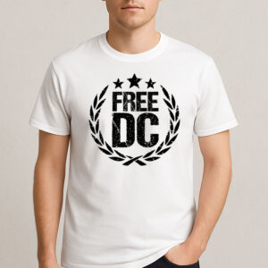 Free DC Political Shirt – Equality Activist Laurel Wreath Tee