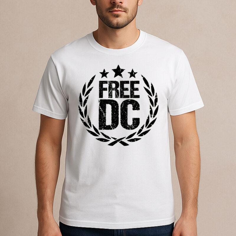 Free DC Political Shirt – Equality Activist Laurel Wreath Tee