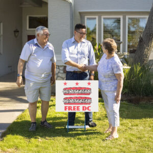 Free DC Political Yard Sign – Resist Federal Overreach Outdoor Sign