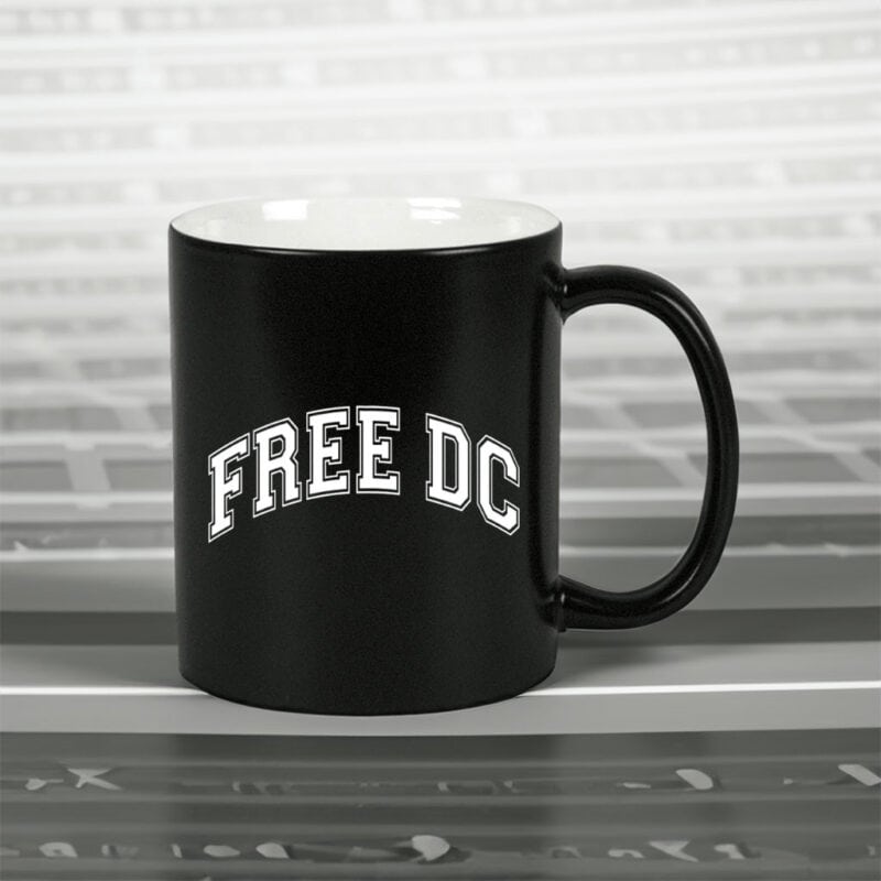 Free DC Protest Ceramic Mug – Activist Gift Idea
