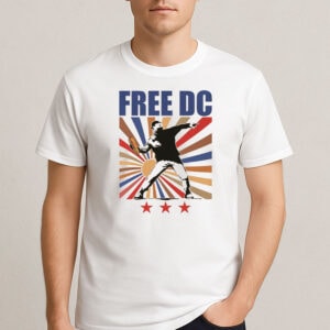 Free DC Protest Shirt – Activist Statehood Graphic Tee