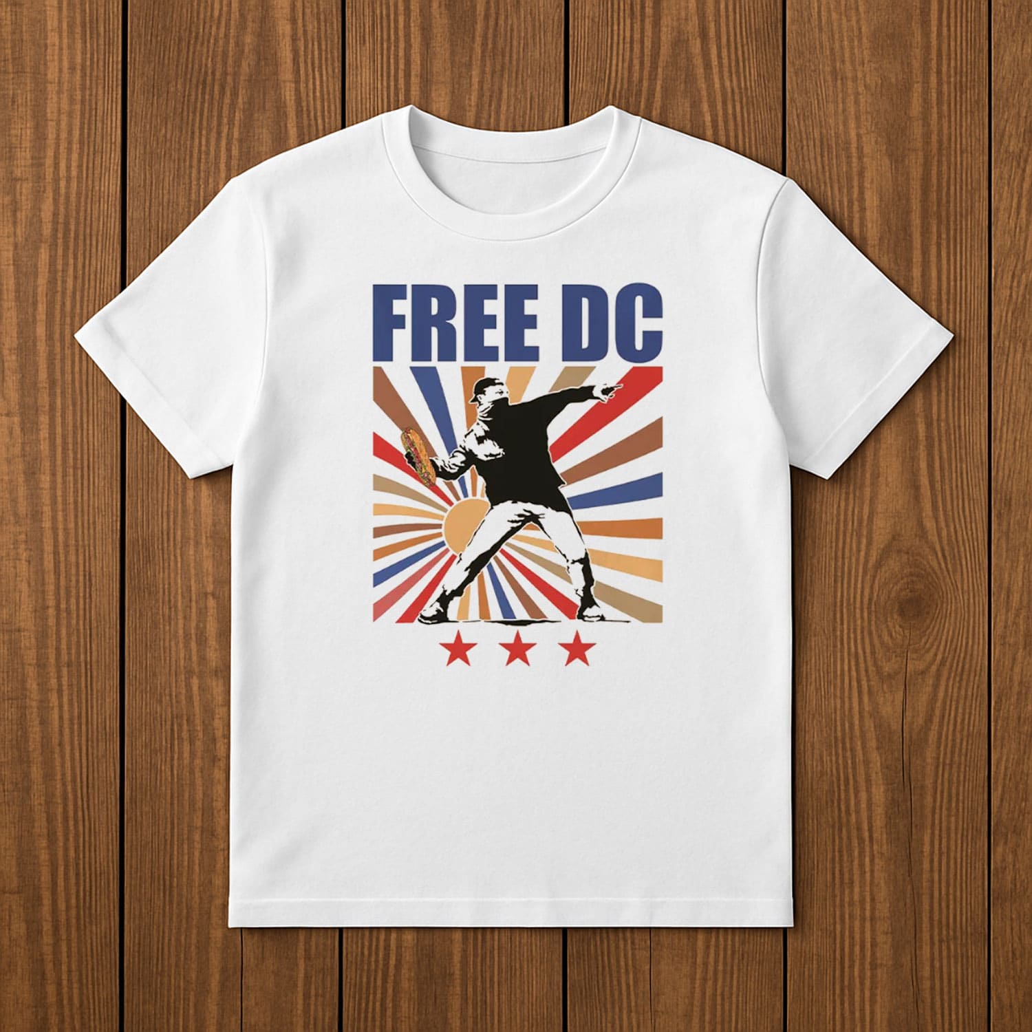 Free DC Protest Shirt – Activist Statehood Graphic Tee
