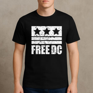 Free DC Protest Shirt – Retro Political Activist T-Shirt