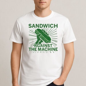Free DC Protest Shirt – Sandwich Against The Machine Political Tee