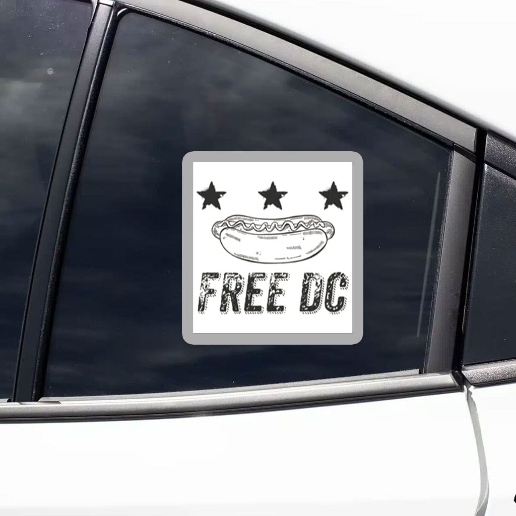 Free DC Protest Sticker – Resist Federal Overreach Equality Decal