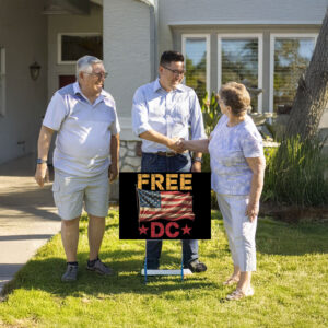 Free-DC-Protest-Yard-Sign-with-Vintage-American-Flag-US