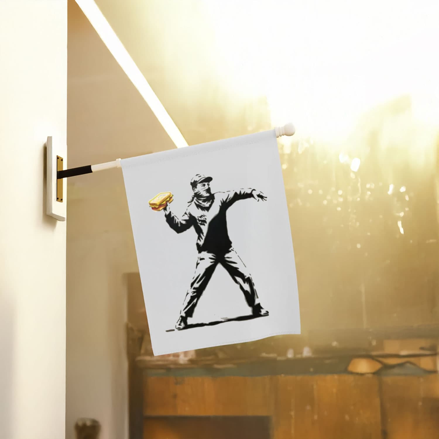 Free DC Resistance Flag – Sub Sandwich Protest Street-Art Banner