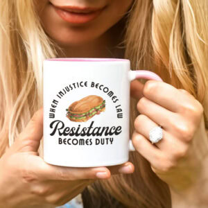 Free DC Resistance Mug – When Injustice Becomes Law Protest Coffee Cup