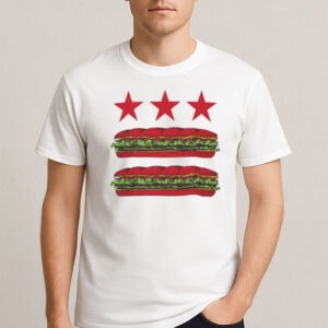 Free DC Sandwich Flag Shirt – Funny Washington DC Pride Tee