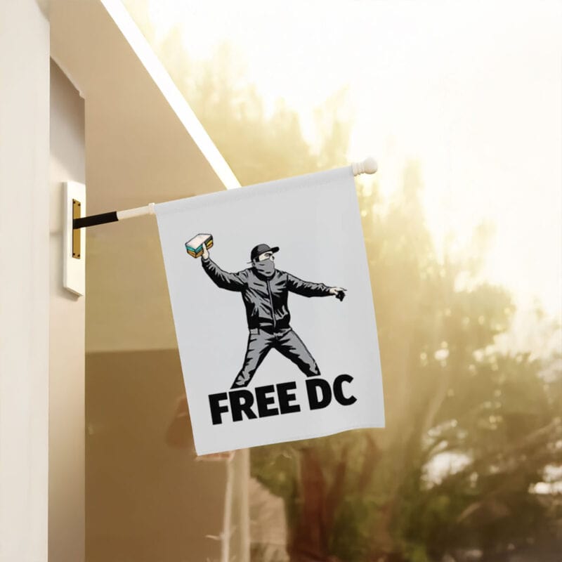 Free DC Sandwich Guy Flag – Washington Statehood Protest Banner