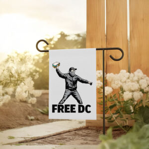 Free DC Sandwich Guy Flag – Washington Statehood Protest Banner