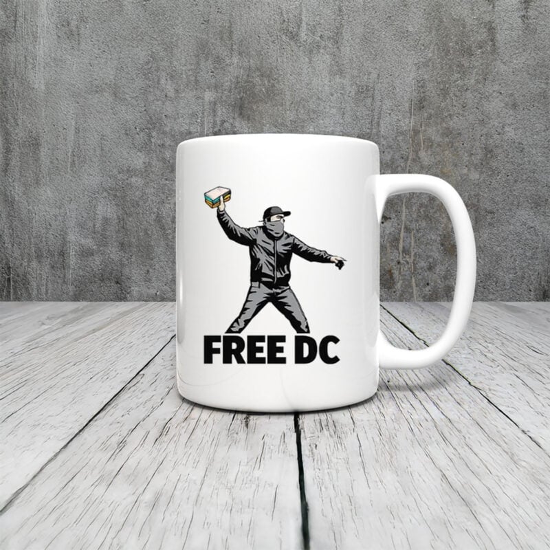 Free DC Sandwich Guy Mug – Washington Statehood Protest Coffee Cup