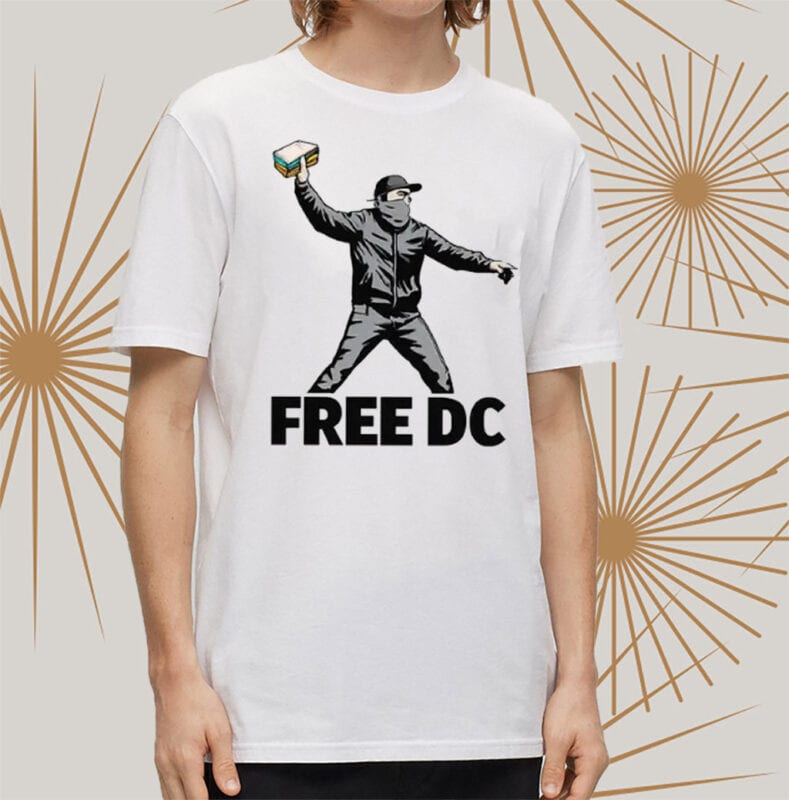Free DC Sandwich Guy T-Shirt – Washington Statehood Protest Tee
