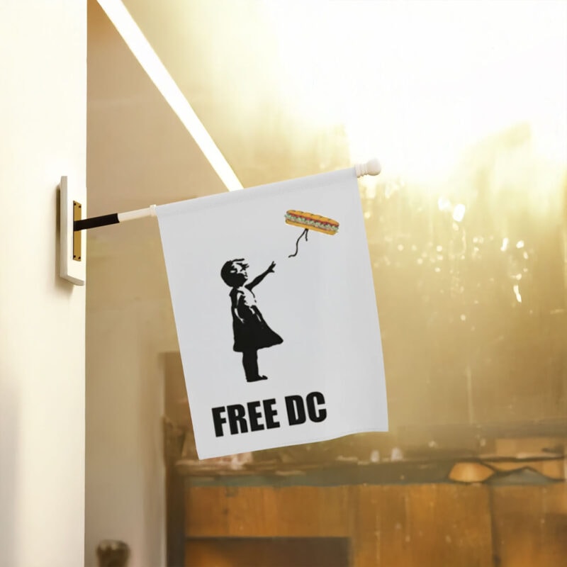Free DC Sandwich Thrower Flag – Washington Statehood Protest Banner