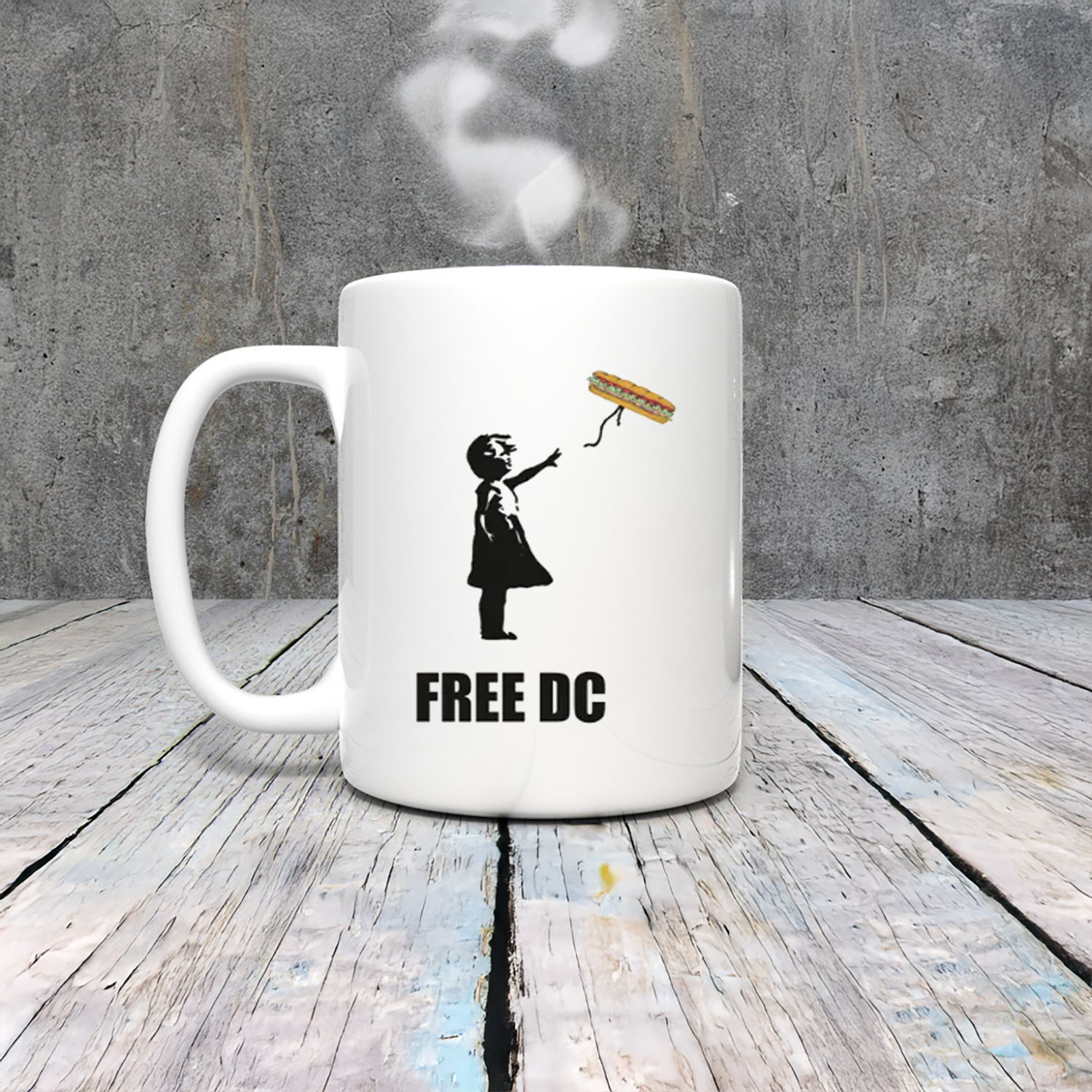 Free DC Sandwich Thrower Mug – Washington Statehood Protest Coffee Cup