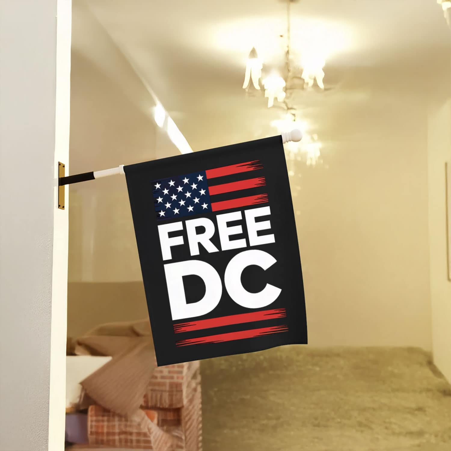 Free DC Flag – American Flag Protest Graphic Flag