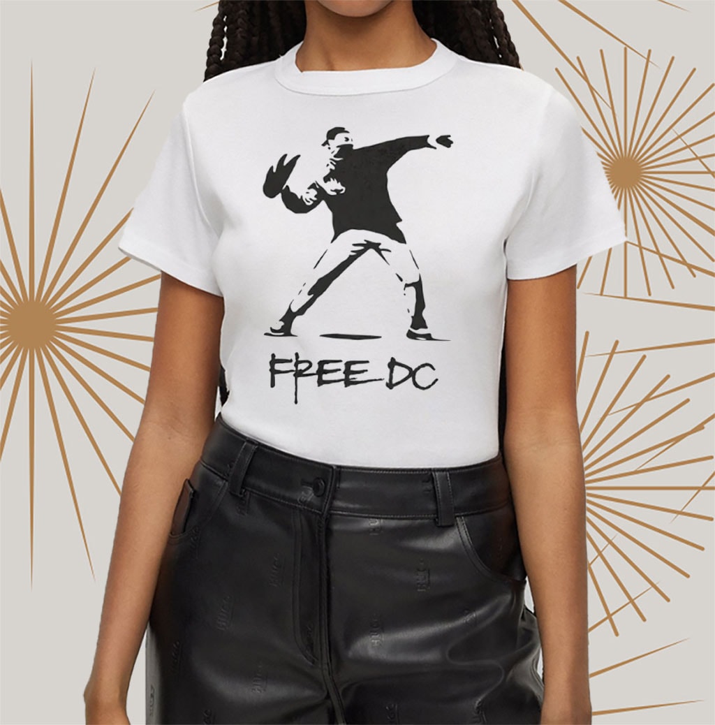 Free DC Shirt – Banksy Inspired Washington Statehood Protest Tee