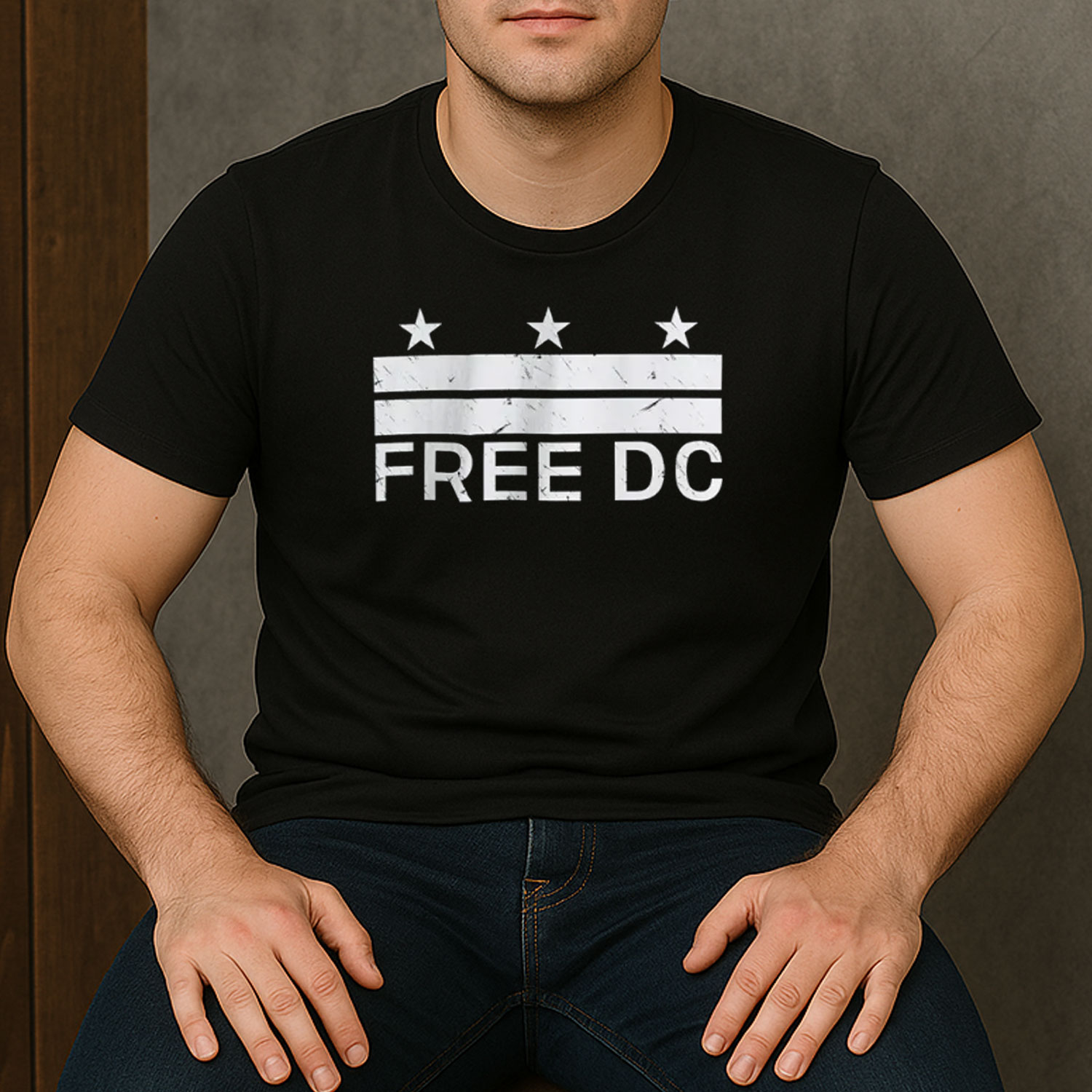 Free-DC-Shirt-–-Distressed-Washington-Statehood-Tee