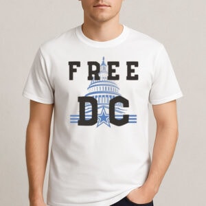 Free-DC-Shirt-–-Washington-DC-Statehood-Protest-Activism-Tee-US