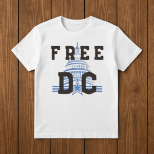 Free-DC-Shirt-–-Washington-DC-Statehood-Protest-Activism-Tee-USA