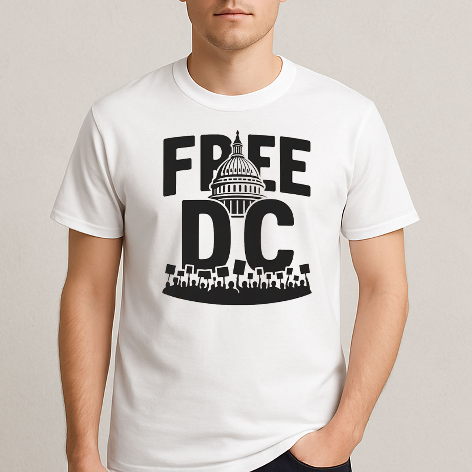 Free-DC-Shirt-–-Washington-Protest-Statehood-Tee
