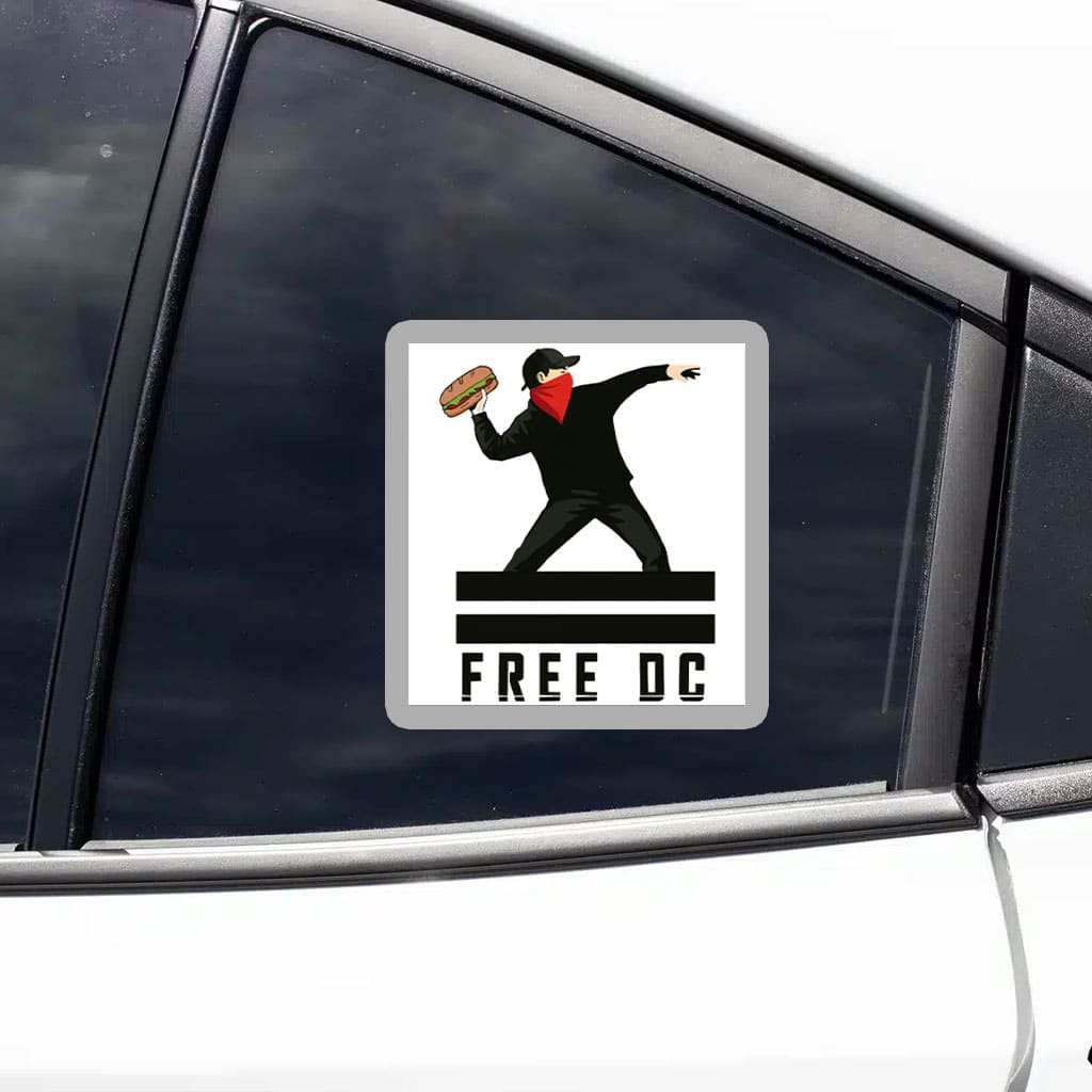 Free DC Sticker – Sub Sandwich Protest Activist Equality Decal