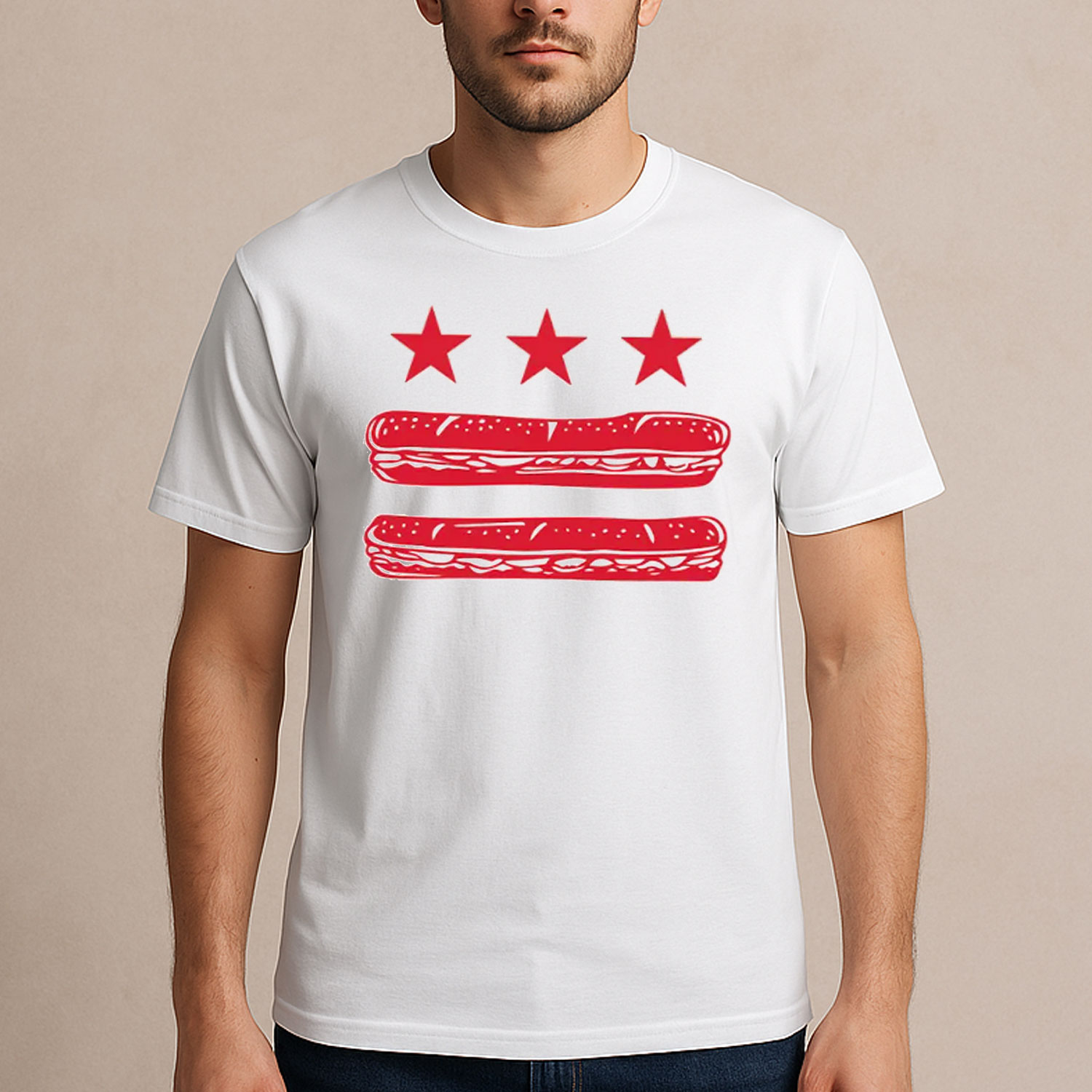 Free DC Sub Sandwich T-Shirt – Funny Washington D.C. Tee