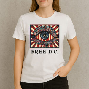 Free-DC-T-Shirt---Patriotic-Eye-Washington-DC-Activist-Tee-US