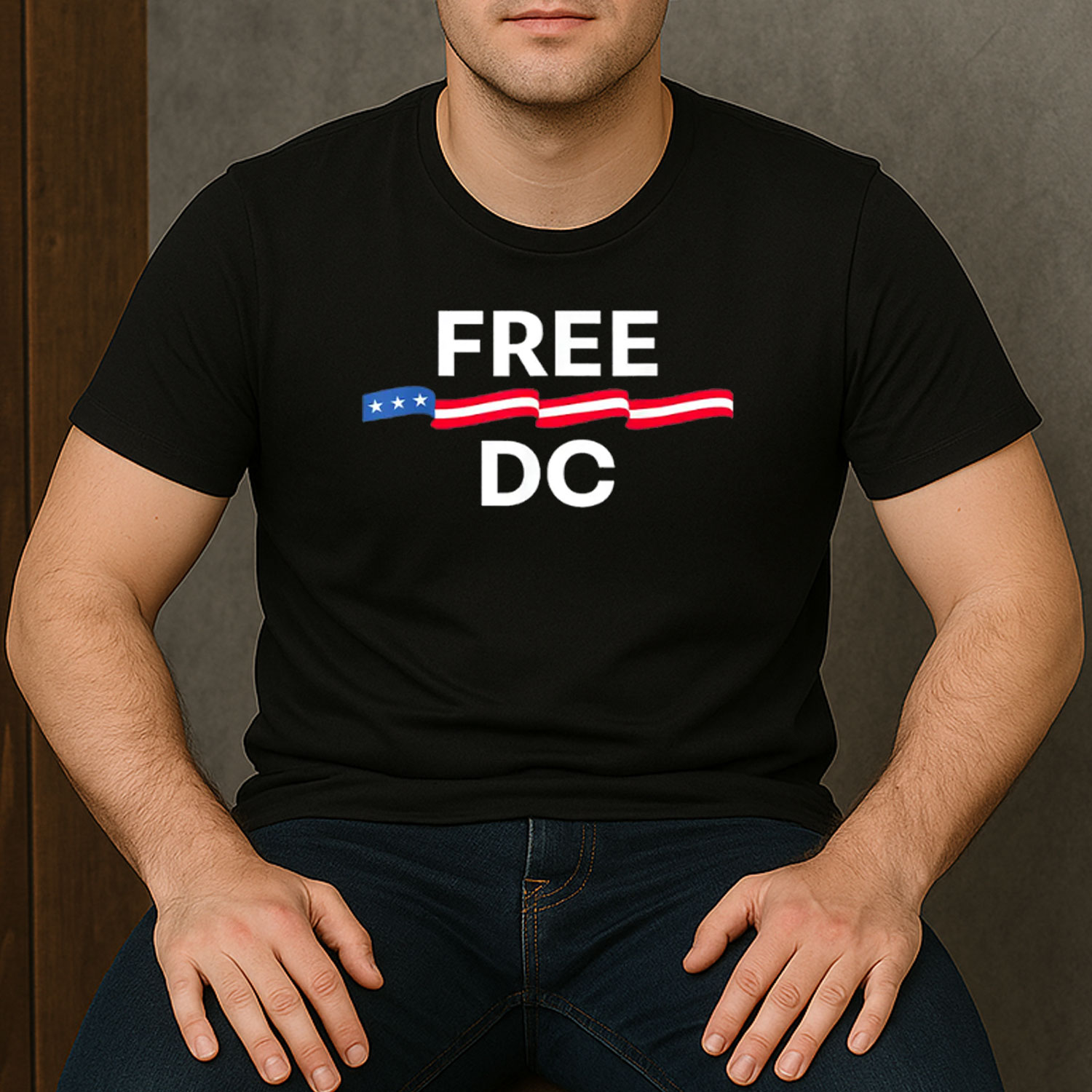 Free-DC-T-Shirt-–-Patriotic-Protest-Statehood-Tee-US