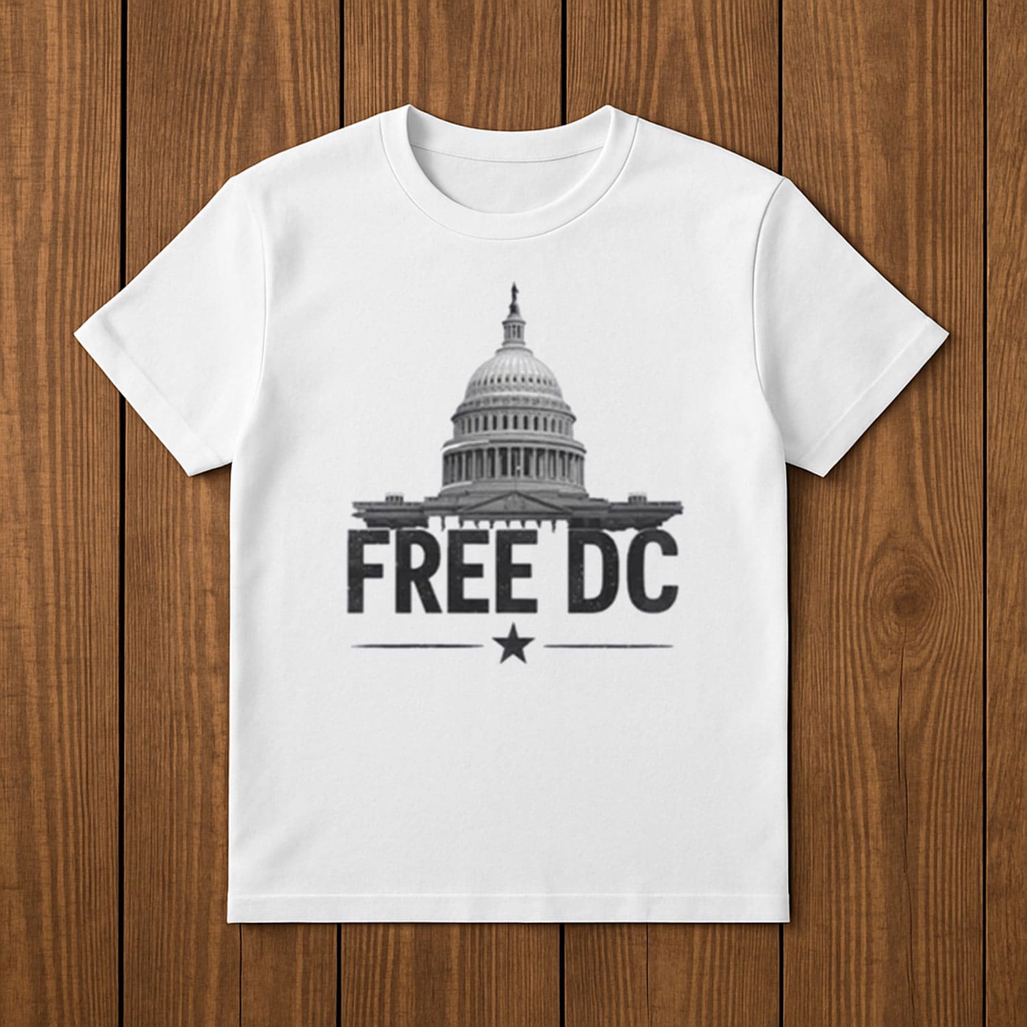 Free-DC-T-Shirt-–-Washington-D.C.-Protest-Capitol-Tee