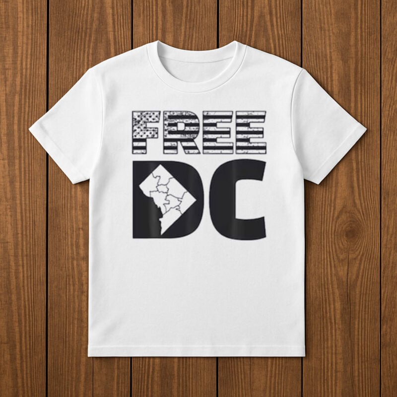 Free DC T-Shirt – Washington D.C. Statehood Rights Tee