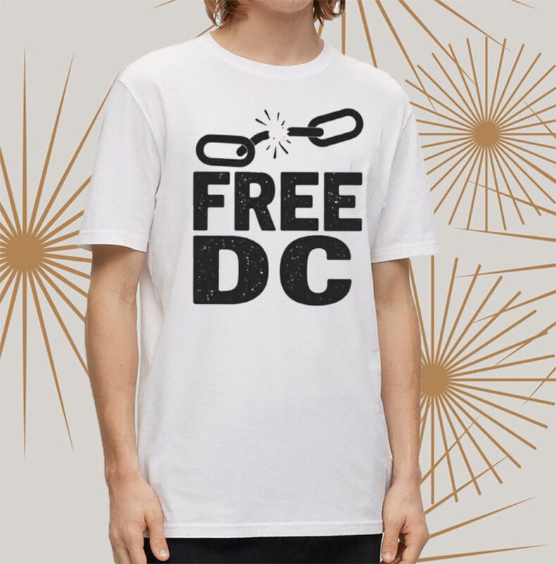 Free DC T-Shirt – Washington Statehood Activist Tee