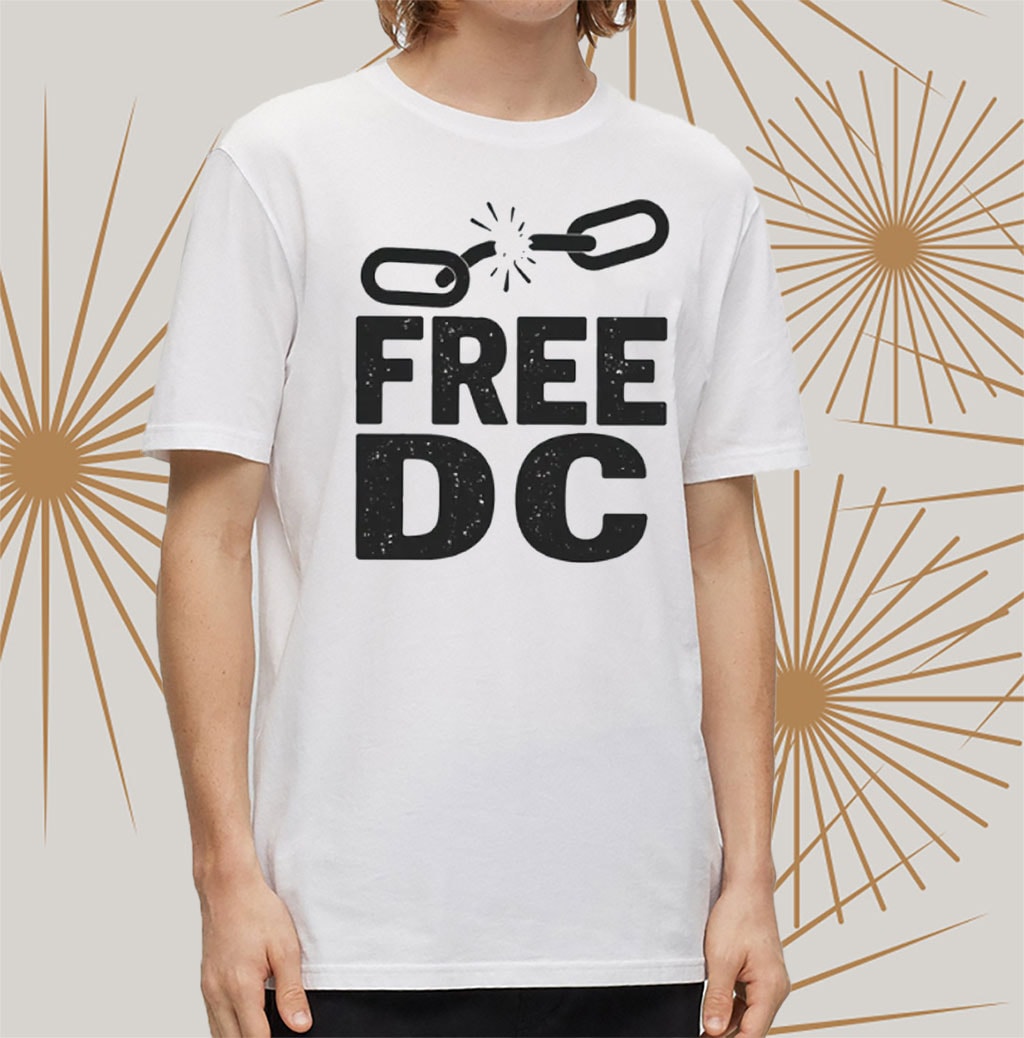 Free DC T-Shirt – Washington Statehood Activist Tee