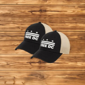 Free DC Trucker Hat, DC Statehood Rights Cap, Political Protest Mesh Back Hat