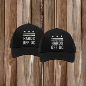 Hands Off DC Hat, Embroidered Political Protest Cap, DC Statehood Rights Hat