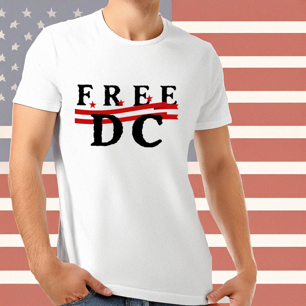 Resist Federal Overreach, Anti-Trump Protest Tee for DC Statehood, Free DC Comfort Colors® Shirt