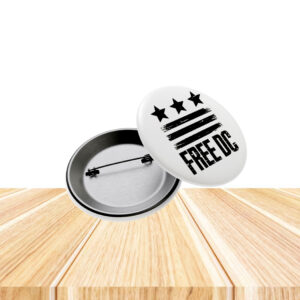 Washington D.C. Badge – Free DC Political Protest Pin