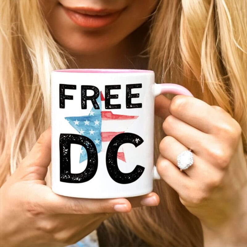 Washington Free DC Mug – Statehood Equality Protest Coffee Cup