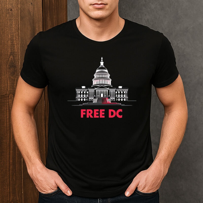 Washington Free DC T-Shirt – U.S. Capitol Protest Graphic Tee