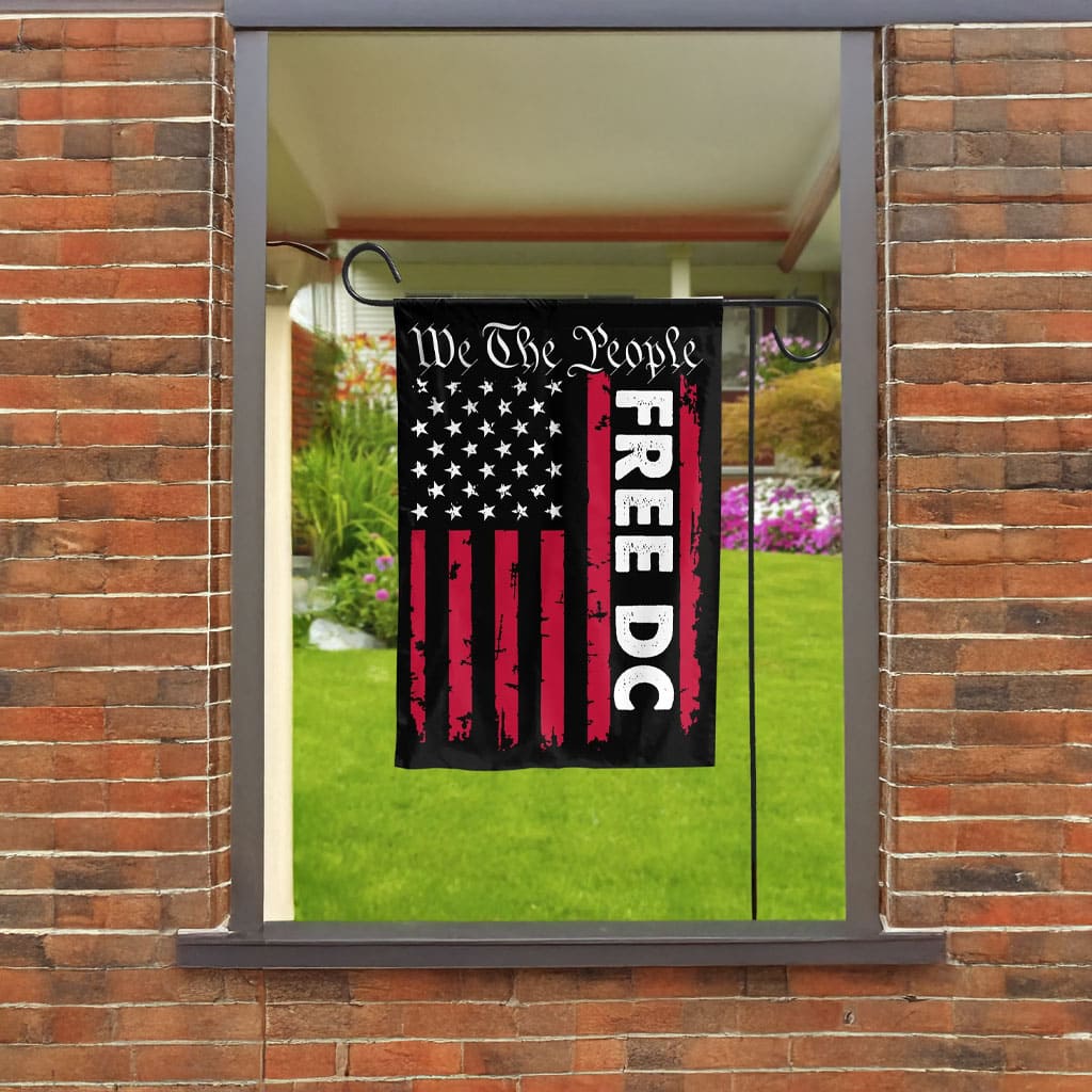 Free DC Protest Garden Flag