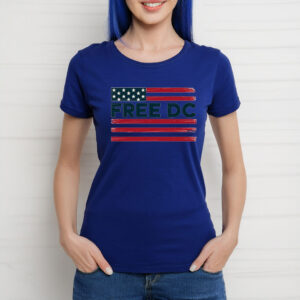 Anti-Fascist Protest Tee, Human Rights Activism Shirt, Anti-Trump Political Apparel, Free DC T-Shirt
