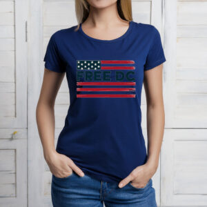 Anti-Fascist Protest Tee, Human Rights Activism Shirt, Anti-Trump Political Apparel, Free DC T-Shirt
