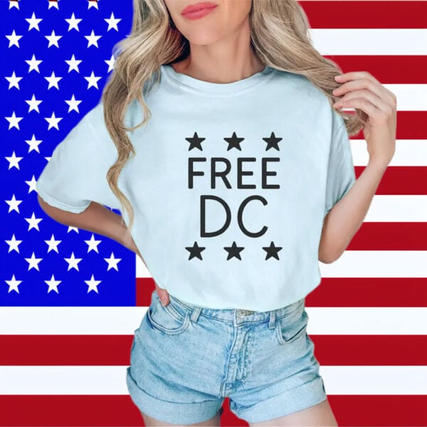 Anti-Trump Pro-Democracy Protest Tee, Free DC Resist Federal Overreach T-Shirt