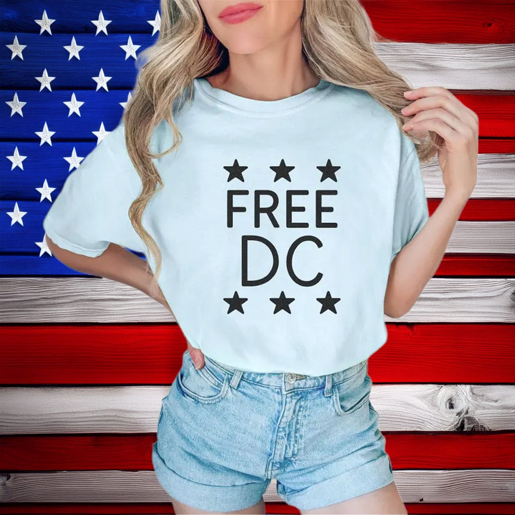 Anti-Trump Pro-Democracy Protest Tee, Free DC Resist Federal Overreach T-Shirt