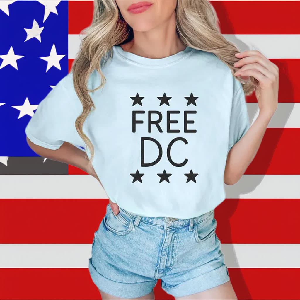 Anti-Trump Pro-Democracy Protest Tee, Free DC Resist Federal Overreach T-Shirt